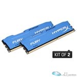 16GB 1600MHz DDR3 CL10 DIMM (Kit of 2) HyperX FURY Blue