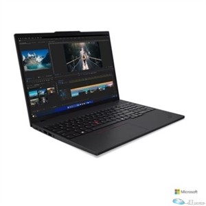 ThinkPad T16 G3 - Intel Core Ultra 7 155U (E-cores up to 3.80GHz 12MB) - 16in 1920 x 1200 Touch Screen - Windows 11 Pro 64 - 16 GB - 512GB SSD M.2 PCIe Gen4 - Intel Graphics - Intel AX211 vPro,BT5.x - Wired Ethernet - 5MP RGB - 4 Cell Li-pol 86Wh - Backlit, Canadian French, Black with Number Pad Key