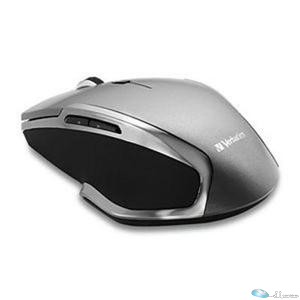 Wireless Notebook 6-Button Deluxe Blue LED Mouse - Graphite