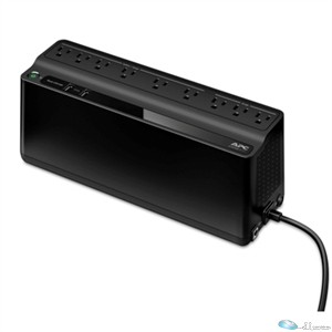 Back-UPS 850VA, 120V, 2 USB charging ports, 9 NEMA outlets (3 surge)