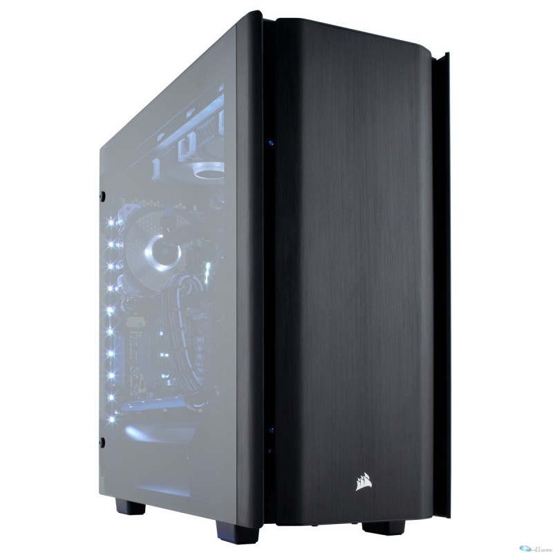 Obsidian 500D Mid Tower Case, Premium Rempered Glass and Aluminum