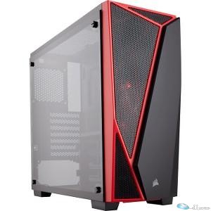 CORSAIR Carbide SPEC-04 Mid-Tower Termpered Glass Gaming Case, Black & Red