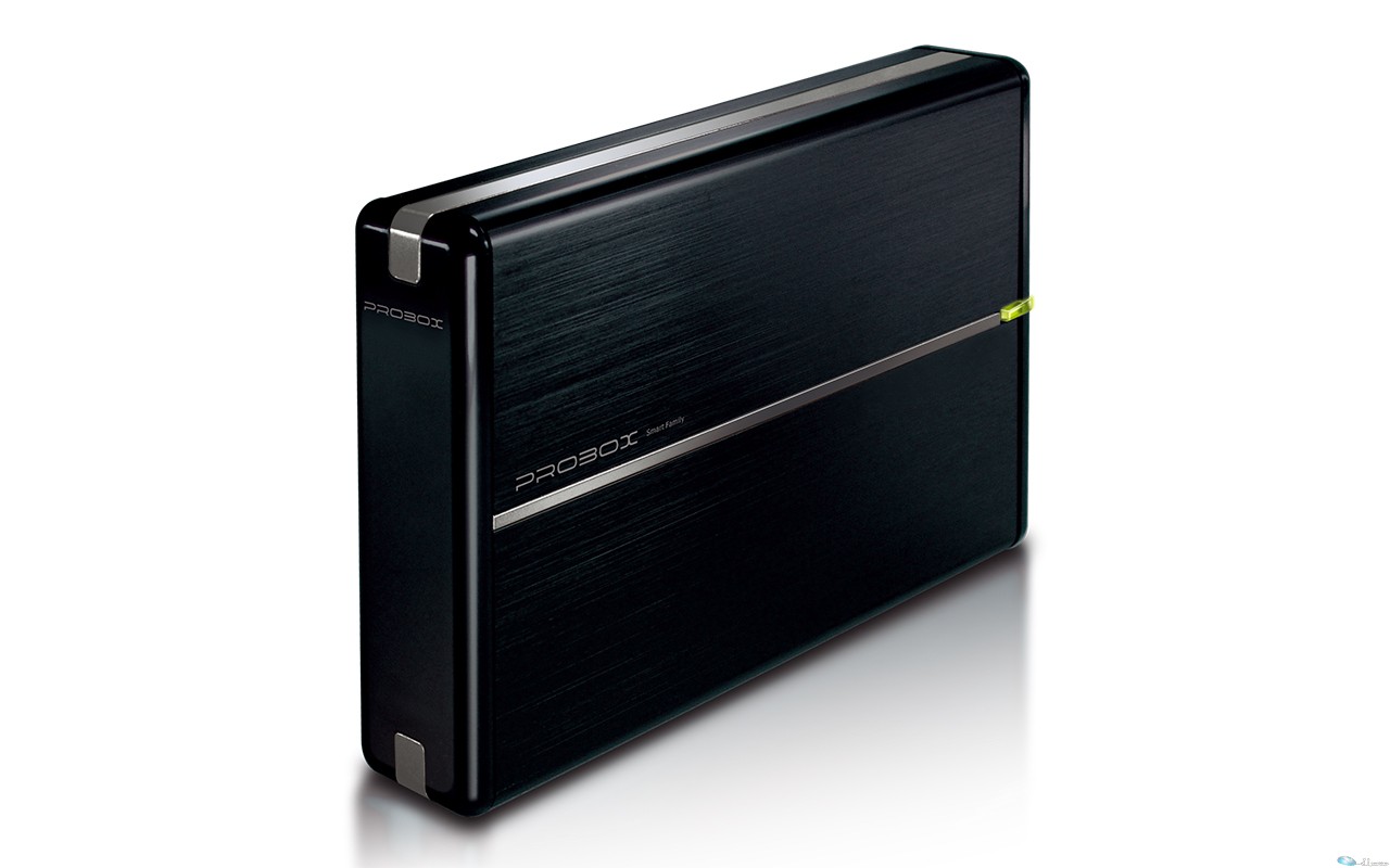 Mediasonic ProBox 3.5-inch SATA hard drive enclosure - USB 3.0 Interface (Alumin